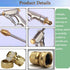 Garden Hose Nozzles,High Pressure Water Hose Nozzle Sprayer Head,360°Water Adjustment,2 Different Types of 3/4”Quick Connectors, for Watering Gard...