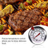KT THERMO Deep Fry Thermometer with Instant Read,Dial Thermometer(2-Pack),12" Stainless Steel Stem Meat Cooking Thermometer,Best for Turkey,BBQ,Gr...