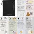Drawstring Bag - Nylon Cinch and Ditty Stuff Pouch with Toggle (7 x 9-12 pack, Black)...
