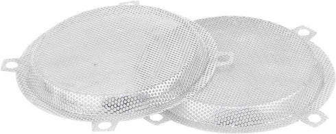 Chrome Batwing Fairings 5.25" Mesh Speaker Grills Cover for Harley Touring Electra Glide Street Glide Ultra Limited 1997-2013...