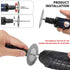 5Pcs 60mm Diamond Cutting Disc Cut Off Wheels with 5Pcs Mandrel 1/8'' Shank Stone Blade for Rotary Tool Drill Attachment Cutting Discs Polishing G...