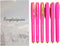 Fengtaiyuan Pin18x6, Pink Gel Ink Rollerball Pens - Comfortable Non-Slip Grip, Pink Ink, Fine Point, 0.7mm, Quick-Drying Ink, 6-Piece Box (Pin18x6...