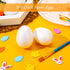 Zonon 15 Pieces Foam Egg White Craft Egg Foam Natural Polystyrene Handmade Ball for Easter DIY Craft Home Decoration(8 x 5.5 cm/ 3.15 x 2.17 Inche...