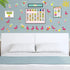 114 Pcs Boho Tropical Calendar Bulletin Board Set Monthly Calendar with Numbers Pineapple Flamingo Flower Seasons Weather Cutout Days of The Week ...