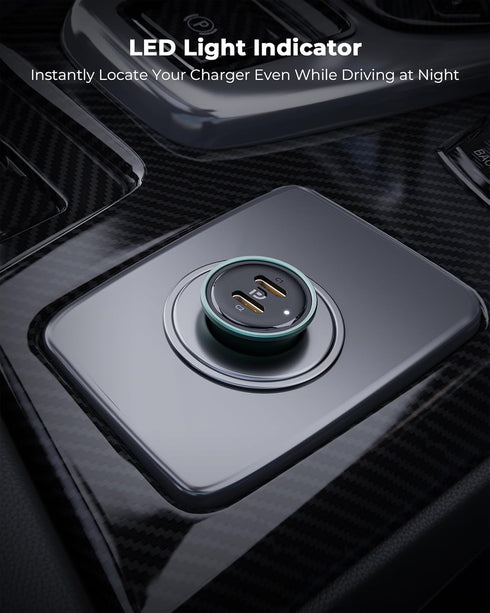 VOLTME Car Charger, 30W USB C Car Charger, PD 3.0 Car Charger Adapter Fast Charging for iPhone14/13/12/11 Pro Max Mini X Samsung Galaxy S23/22/21 ...