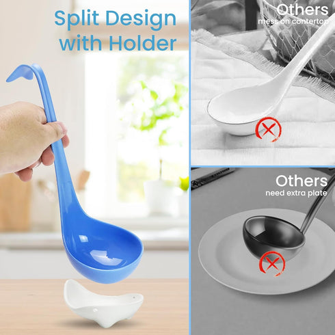 Whale Tail Soup Ladle, Cute Gifts, Ideal for Cooking, Serving Soup, Stew & Sauce, Funny Kitchen Gadgets & Utensil, Versatile Soup Tool with Food G...