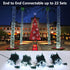 Brizled Christmas Lights, 33ft 100 LED End to End Connectable Mini Christmas String Lights, 120V UL Certified Cool White Xmas Tree Light Indoor Ou...