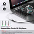 USB-C to 3.5 mm Headphone Jack Adapter-Type C Aux Audio Adapter Compatible with iPhone 15/15 Pro/ 15Pro Max and Other USB c Device Like sam-Sung H...