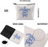 G2TUP Sea Turtle Cosmetic Bag Salty Lil’ Beach Turtle Makeup Bag Turtle Lover Gift Beach Life Gift Beach Lover Travel Pouch with Zipper (Salty Lil...