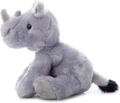 The Petting Zoo Rhino Stuffed Animal, Gifts for Kids, Wild Onez Zoo Animals, Rhino Plush Toy 8 inches...