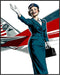 Posterizer 1 pcs-retro style flight attendant minimal art 1-Adventure Wall Art- Gift for Men Women Entrepreneur Teens -Decor for Home & Office- un...