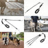3 Dog Leash, Nylon Heavy Dog Leash with Padded Handle, 6ft 360° Swivel No Tangle Rope Removable Pet Traction Rope, Lead for Medium Large Dogs Walk...
