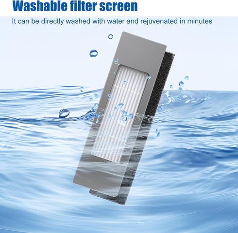 Replacement Filters for ECOVACS Deebot Ozmo T8 T8+ T8 Aivi T8 AIVI+ T8 MAX T9+ T5 N8+ / N8+ N8 Pro N8 Pro + / N8 Pro+ N10 + N7 OZMO 920 950 for Ye...