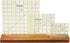 5-Slot Wooden Quilting Ruler Stand and Template Organizer, Sewing Accessories and Supplies 17 x 4 in...