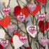 GuassLee Valentines Day Decorations Heart Ornaments - 36pcs Rose Gold Heart Shaped Baubles Tree Ornaments for Valentine's Day Wedding Anniversary ...