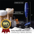 PowerLix Milk Frother Handheld Battery Operated Electric Whisk Foam Maker For Coffee, Latte, Cappuccino, Hot Chocolate, Durable Mini Drink Mixer W...