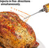 Meat Injector Syringe - 3 Marinade Injector Needles for BBQ Grill, Premium Portable Turkey Injector kit for Smoker,Marinades Injector for Meats Wi...