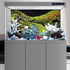 AWERT 24x16 inches Stone Aquarium Background Aquatic Plant River Bed & Lake Fish Tank Background Vinyl Background...