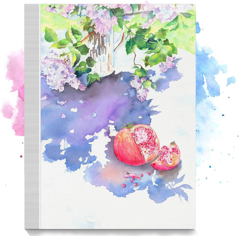 Watercolor Paper, 9" x 12", 20 Sheets Water Color Paper Bulk for Kids Child Students Adults, 110 Lb/230 GSM Thick White Cold Press Watercolor Draw...