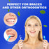 5 in 1 Mini Disposable Toothbrushes with Toothpaste Travel Portable Toothbrush with Toothpaste + Tongue Scraper + Picks+Floss Travel Case (Mint, 2...