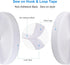 0.75 Inch x 37 Feet Sew On Hook and Loop Tape, Non-Adhesive Back Heavy Duty Nylon Strips Fabric Fastener, Non-Adhesive Interlocking Tape, Suitalbe...