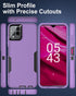 Dahkoiz Revvl 6 Pro Case, Revvl 6X Pro Case, with Glass Screen Protector, Dust-proof Port Cover, Full Body Rubber Protection Phone Case for T-Mobi...