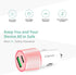 Cluvox 35W USB C Car Charger Adapter, Fast Charging Compatible for iPhone 15 Plus/Pro/Max/14/13/12/11, Samsung Galaxy Phone Charger for Automobile...