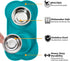 Hubulk Pet Dog Bowls 2 Stainless Steel Dog Bowl with No Spill Non-Skid Silicone Mat + Pet Food Scoop Water and Food Feeder Bowls for Feeding Small...