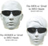 proSPORT Z87.1 Bifocal Safety Sunglasses ANSI for Men Women Readers Sport Wrap Dark Gray Smoke Black +1.50 +2.00 +2.50 +3.00...