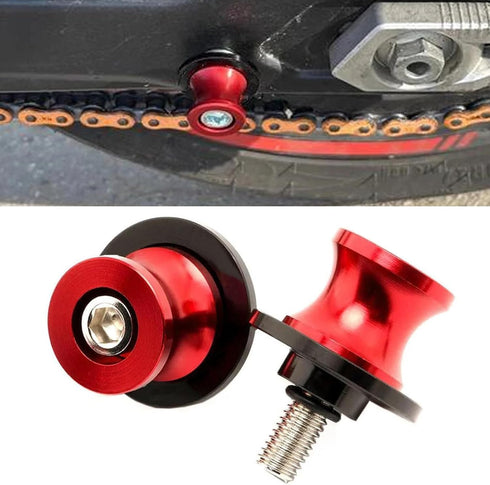 2pcs M8 X1.5 Motorcycle Swing arm Sliders Spools Universal for Trident 660 Z800 Z900 ZX10R ZX6R Suzuki GSXR 600 750 1000 CB400F CB500F CBR650R CBR...