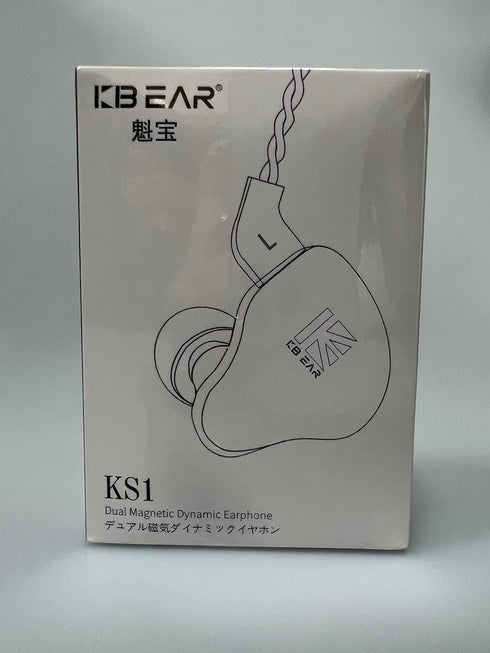 KBEAR KS1 Earphones in Ear Monitor Super Bass Wired Earbuds, Crystal Clear Sound IEM Headphones, High Resolution Noise Canceling Ear Monitors Head...