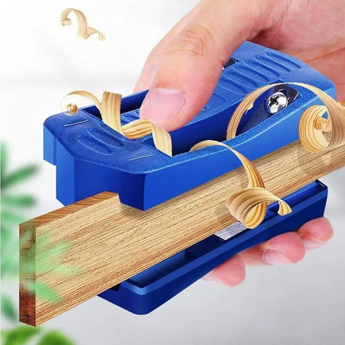 Edge Banding Trimmer, Mini Blue Plastic Woodworking Edge Banding Veneer Manual Trimming Woodworking Tool Hand Edge Band Cutter for Wood, Plywood, ...