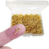 300PCS Mini Screw Eye Pin Pegs, 10 x 5mm Hooks, Self Tapping Screws for Arts & Crafts, Cork Top Bottles & DIY Jewelry Making (Gold)...