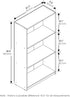 Furinno Basic 3-Tier Bookcase Storage Shelves, Dark Walnut...