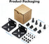 MokerLink Rack Mount Kit for 17.3 inch Wide Switches, Adjustable Hole Distance 14-29mm, 0.5-1.14inch, Compatible for Some Cisco, NETGEAR, Dell, D-...