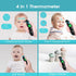 Forehead Thermometer for Adults, 4 in 1 Ear Thermometer for Kids, No Touch Baby Thermometer, Digital Thermometer with Fever Alarm and Object Measu...