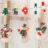 100pcs Christmas Wood Clips Xmas Tree Snowflake Elk Gloves Clothespins DIY Photo Pegs Hanging Clips for Party Favors Home School Art Craft Decor...