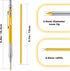 Enhon 2mm Mechanical Carpenter Pencil Set with 12 Marker Refills and Sharpener, Woodworking Marking Tool Solid Deep Hole Construction Pencil, Exte...