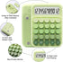 Green Calculator, UPIHO Standard Calculator,Gradient Green Calculator with 12 Digit Display and Big Buttons,Green Office Supplies and Desk Accesso...