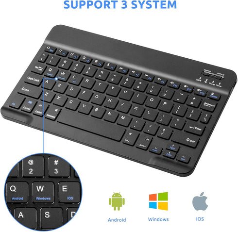 Wireless Keyboard for Surface Go 2 (2020),Universal Slim Portable Bluetooth Keyboard Compatible with Surface Go 2 (2020) Keyboard with Built in Re...