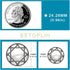 14 Pieces Silver Metal Blazer Button Set, 18mm 23mm Shank Buttons for Sewing Blazers Suits Coats...