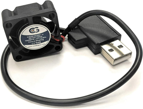 Coolerguys 25mm (25x25x10) USB Fan...