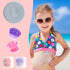 2Pcs Sunscreen Applicator for Kids, Sunblock Brush with Protective Case Sun Lotion Applicator SunCream Brush with Cleaning Pad for Suncream Liquid...