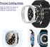 12+4 Pack Case for Samsung Galaxy Watch 7 Ultra 47mm with Tempered Glass Screen Protector, Waterproof Hard PC Scratch Resistant Protective Cover C...
