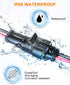 NAOEVO 2 Pin Connector Waterproof, 16 AWG 2 Wire Connectors, Automotive Electrical Connectors Male And Female Way With Heat Shrink Tubing For Car ...
