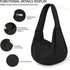 Dog Carrier Sling - Ultra Breathable Reversible Puppy Carrier Purse with Storage Pocket, Travel Safety Harness, Hand-Free Dog Sling Carrier for Ca...