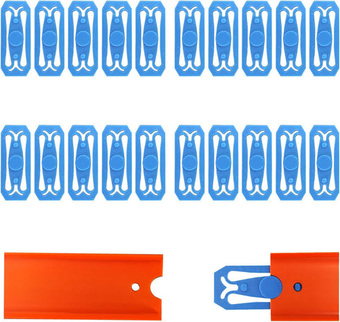 Racetrack Connectors Set of 20 Compatible with Hotwheels...