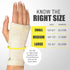 Copper Wrist Compression Sleeve, Hand Brace Wrist Support for Carpal Tunnel, Wrist Brace for Tendonitis, Breathable Copper Compression Sleeve, Whi...