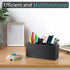 Pencil Pen Holder for Desk, Wooden Office Desk Organizers and Accessories with 4 Slots for Countertop, Makeup Brush Holder Organizer for Bathroom ...