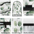 Large Blender Cover Eucalyptus Leaves Stand Dust Covers for Appliance Kitchen Mixer Covers with Top Handle Pockets Waterproof Food Processor Prote...